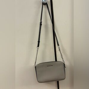 Michael Kors Black and Gray Crossbody Bag